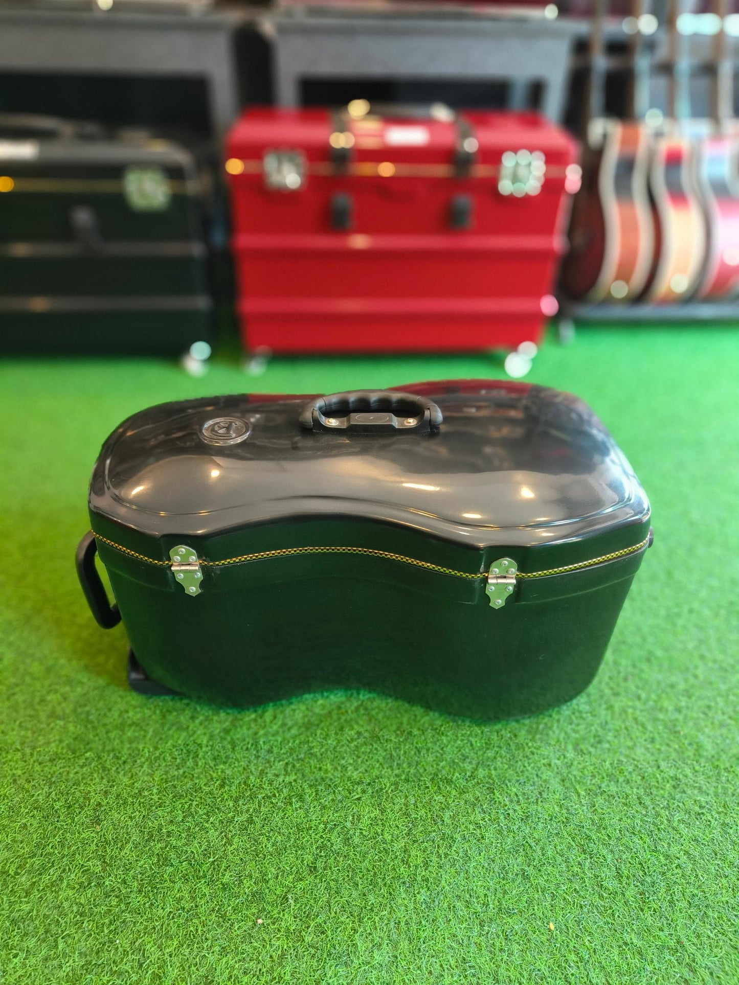 Hard Flight Fiber Case (Dark Glossy Black) for 1 Tabla 1 Baya