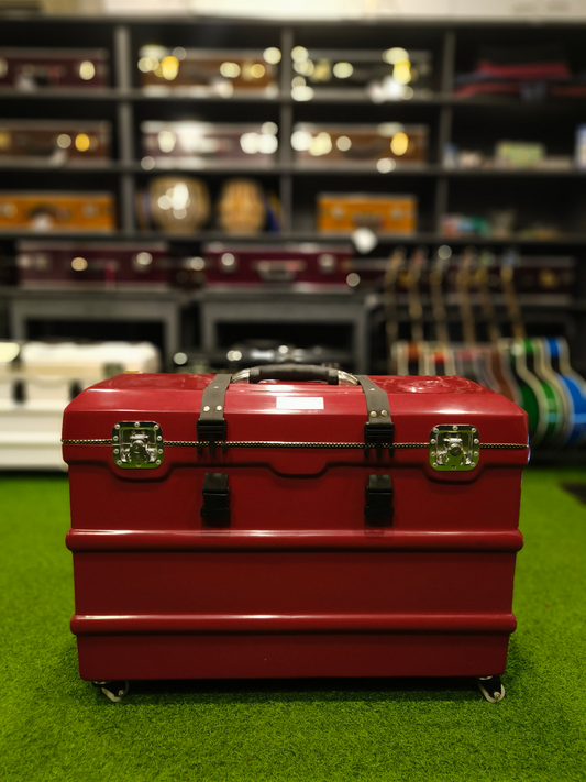 Hard Flight Fiber Case (Dark Glossy Red) for 3 Line 9 Scale Changer Harmonium