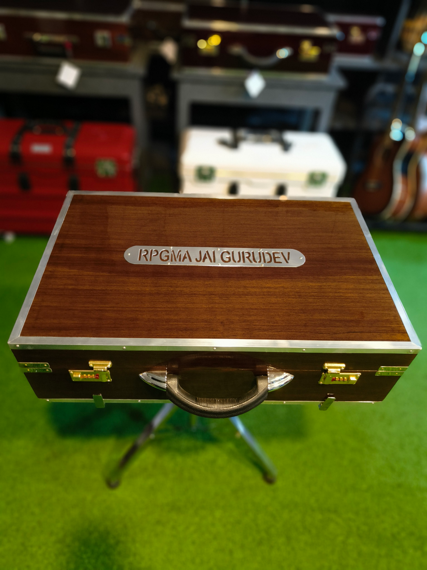 Jai Gurudev -  3 Line 9 Scale Changer Male Male Female Premium Harmonium